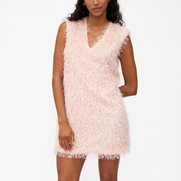 WILD PONY Dresses & Skirts - NEW WILD PONY fringe dress in pink
